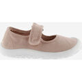 Ballerines enfant Victoria BALLERINE BOSCO BAREFOOT TOILE TEINT&Eacute;E DREC SCRATCH 1370109 Rose
