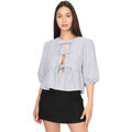 Chemise La Modeuse Chemisiers, blouses pour femme - Bleu fonc&eacute; - Bleu Grenoble