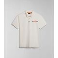 Tee-shirts sur Grenoble : T-shirt Napapijri E-SMALLWOOD NP0A4HPV-N1A1 WHITE WHISPER