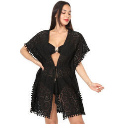 Gilet La Modeuse Kimonos pour femme - Noir -