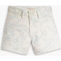 Short Levis A4614 0001 - WELLTHREAD 80S MOM SHORT-ABSTRACT INDIGO INK