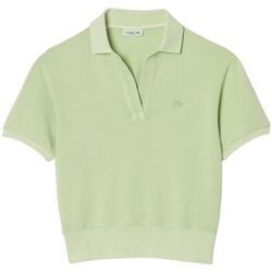T-shirt Lacoste Polo Femme Ref 63187 IP8 Vert Clair