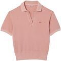 T-shirt Lacoste Polo Femme Ref 63187 K86 Rose