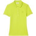 T-shirt Lacoste Polo femme Ref 52088 SLI Vert fluo