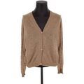 Gilet Momoni Cardigan en laine marron Grenoble