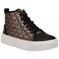 Baskets enfant MICHAEL Michael Kors SKATE SPLIT BLACK/GOLD