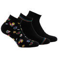 Chaussettes Kindy Lot de 3 paires d'ultra courtes en coton motifs oiseaux