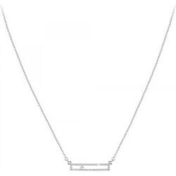 Collier Sc Crystal BD3305-ARGENT-DIAMANT Argent&eacute;