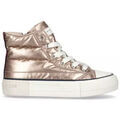 Baskets enfant Tommy Hilfiger HIGH TOP LACE-UP SNEAKER TAUPE/ROSE Dor&eacute;