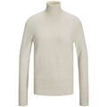 Pull JJXX Malha Ava L/S Roll Neck - Snow White Grenoble