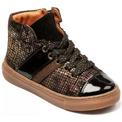 Baskets montantes enfant Bellamy PANGA NOIR DORE