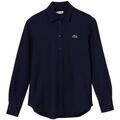 Chemises sur Grenoble : Chemise Lacoste Chemise Femme Ref 57454 166 Marine