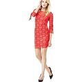 Robe Guess Robe Dentelle Femme Slim Susanna Rouge W73K77
