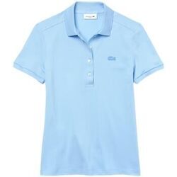 T-shirt Lacoste Polo femme Ref 52088 HBP Panorama bleu