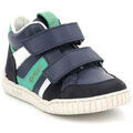 Baskets montantes enfant Kickers WINCKY MARINE VERT BLEU
