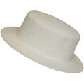 Chapeaux sur Grenoble : Chapeau Chapeau-Tendance Canotier feutre de laine CLEMENTINE T56