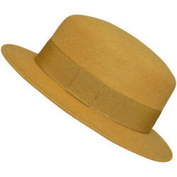 Chapeau Chapeau-Tendance Canotier feutre de laine CLEMENTINE T58
