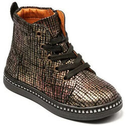 Baskets montantes enfant Bellamy TAC NOIR DORE