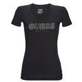 T-shirt Guess SS RN MESH LOGO TEE