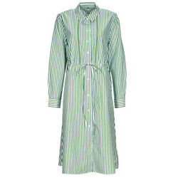 Robe courte Tommy Hilfiger ORG CO STRIPE MIDI SHIRT-DRESS