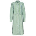 Robes sur Grenoble : Robe courte Tommy Hilfiger ORG CO STRIPE MIDI SHIRT-DRESS