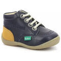 Boots enfant Kickers GAZIP MARINE JAUNE