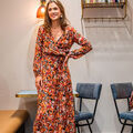 Robe C&eacute;leste AMELIE Multicolore