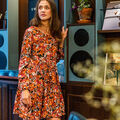 Robe courte C&eacute;leste SIXTINE Multicolore Grenoble