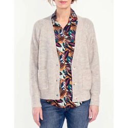 Gilet La Fiancee Du Mekong Gilet tricoté droit EKIYA Gris