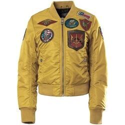 Veste Top Gun Blouson Bombers femme Ref 58058 jaune