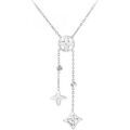 Collier Sc Crystal B3395-ARGENT Argent&eacute;