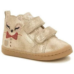 Boots enfant Shoo Pom KIKKI FOXY SCRATCH TAUPE PLATINE Dor&eacute;