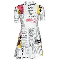 Robe courte Desigual VEST_NEWSPAPER