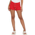 Short sur Grenoble : Short La Modeuse Shorts pour femme - Rouge -