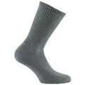 Chaussettes Kindy Mi-chaussettes en coton sp&eacute;ciales diab&eacute;tiques Femme Gris