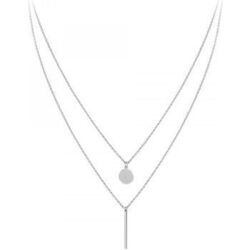 Collier Sc Crystal BD2728-ARGENT-DIAMANT Argent&eacute;