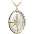 Collier Sc Boh&egrave;me BD2647-DORE-DIAMANT Dor&eacute; Grenoble
