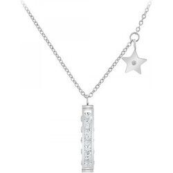 Collier Sc Crystal BD2687-ARGENT-DIAMANT Argent&eacute;