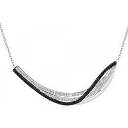 Collier Sc Crystal B3375-ARGENT Argent&eacute;