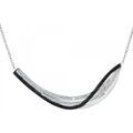 Collier Sc Crystal B3375-ARGENT Argent&eacute; Grenoble