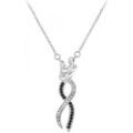Collier Sc Crystal B3341 Argent&eacute;