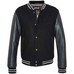 Blouson Schott Blouson Teddy homme Ref 58398 Noir/Noir