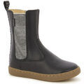Bottines enfant Shoo Pom - Bottines Cuir PLAY HI BOOTS Black