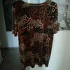 T-shirt Inconnu Joli haut avec petites fleurs Comme neuf