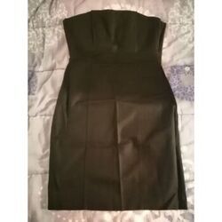 Robe courte Camaieu Robe bustier tr&egrave;s sympa Noir