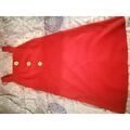 Robe Zara Robe salopette couleur brique