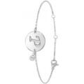 Bracelets Sc Crystal BD2281-ARGENT-P-DIAMANT Argent&eacute;