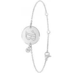 Bracelets Sc Crystal BD2281-ARGENT-B-DIAMANT Argent&eacute;