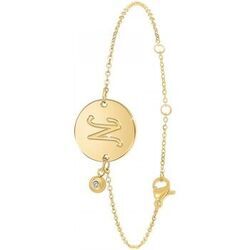 Bracelets Sc Boh&egrave;me BD2281-DORE-N-DIAMANT Dor&eacute;