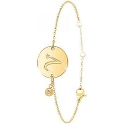 Bracelets Sc Boh&egrave;me BD2281-DORE-V-DIAMANT Dor&eacute;
